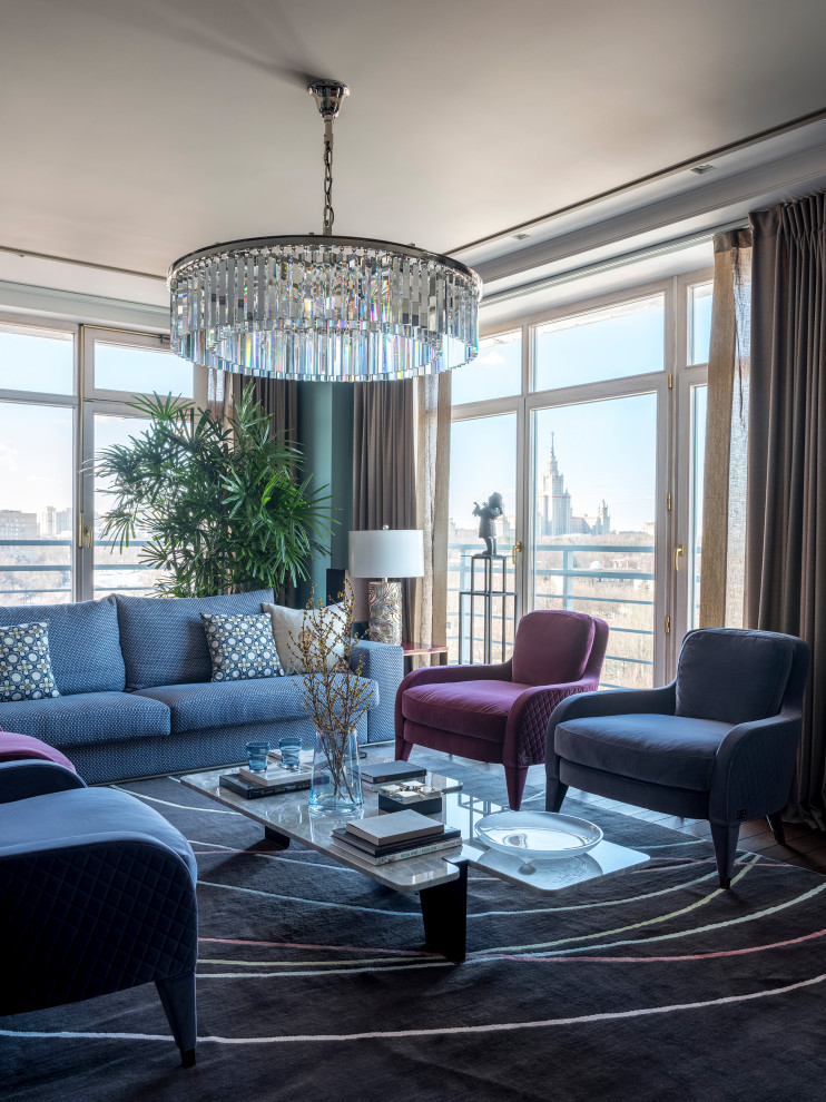 Interior with a view Интерьер с видом на МГУ