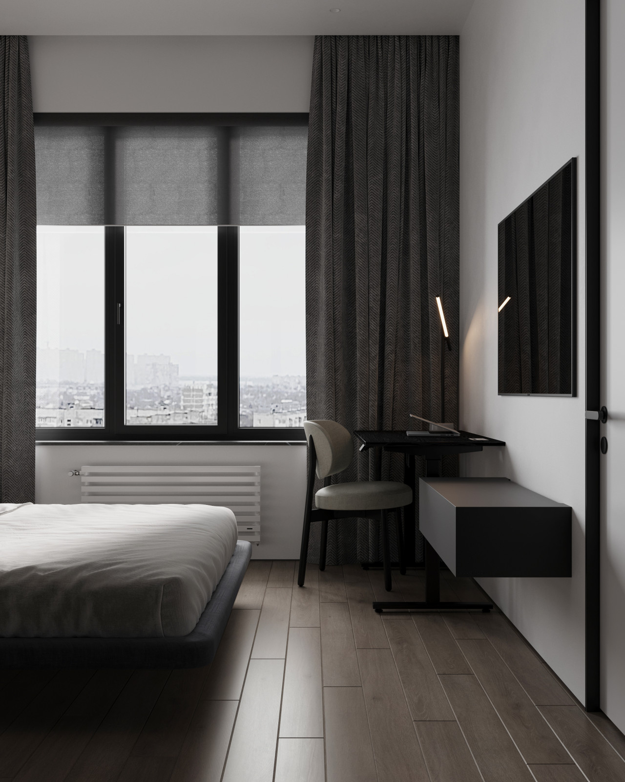 Дизайн интерьера квартиры 58 кв.м. в ЖК Level Амурская