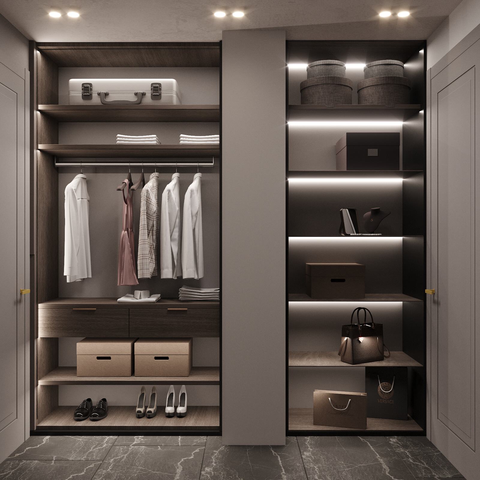 Двухуровневая квартира в Курске