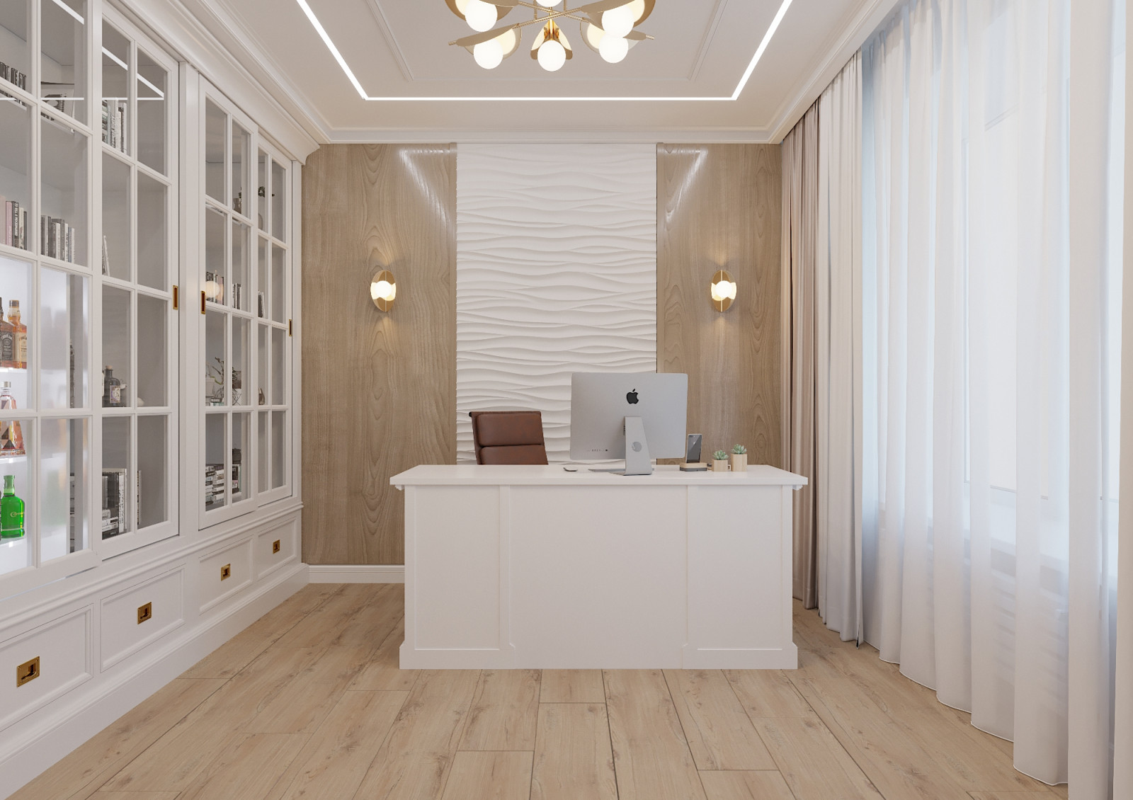 Дом в теплых оттенках