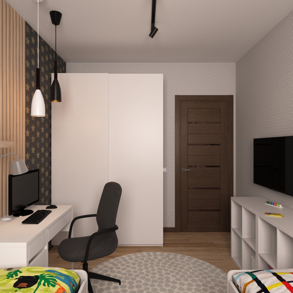 Дизайн детской для мальчика и девочки