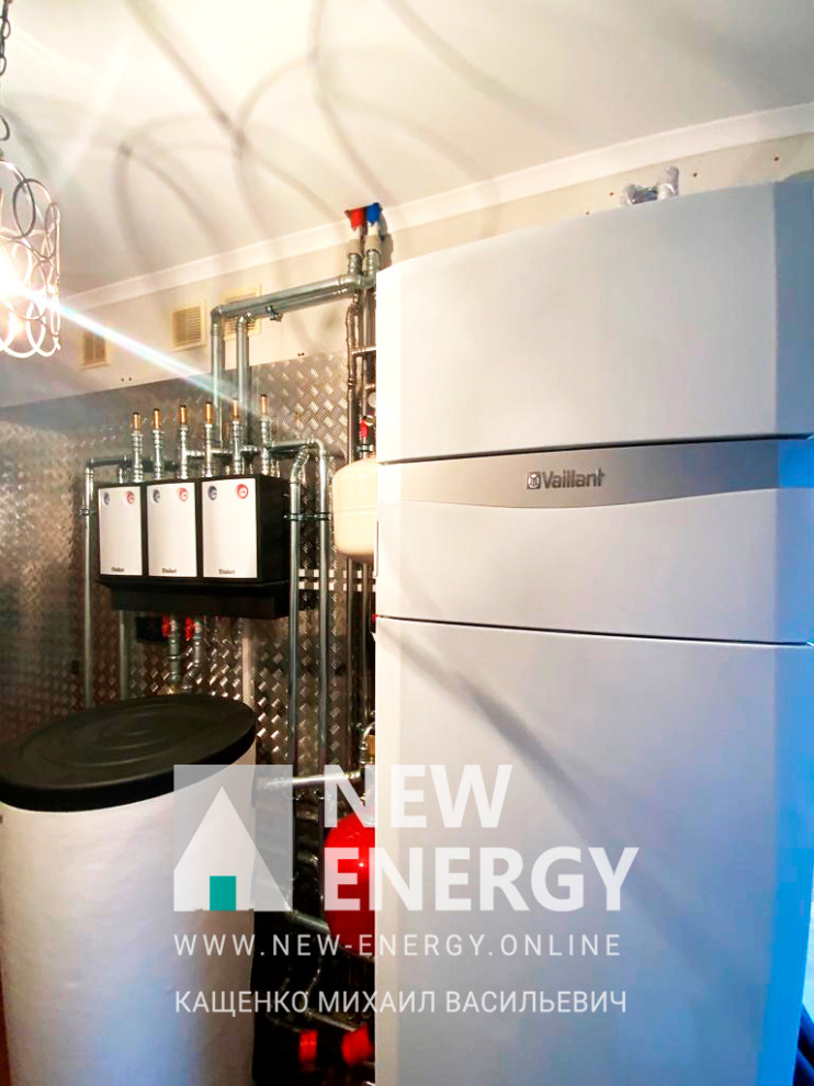 Реконструкция системы отопления и кондиционирования на базе теплового насоса,