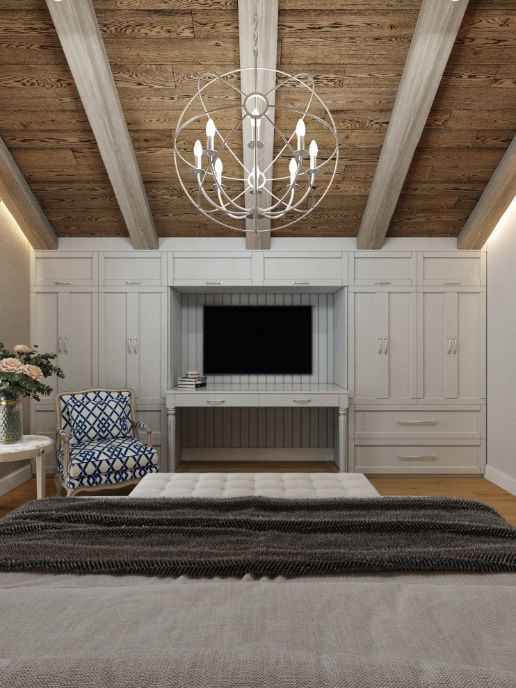 Дизайн проект каркасного дома в коттеджном поселке "Чайка", Московская область