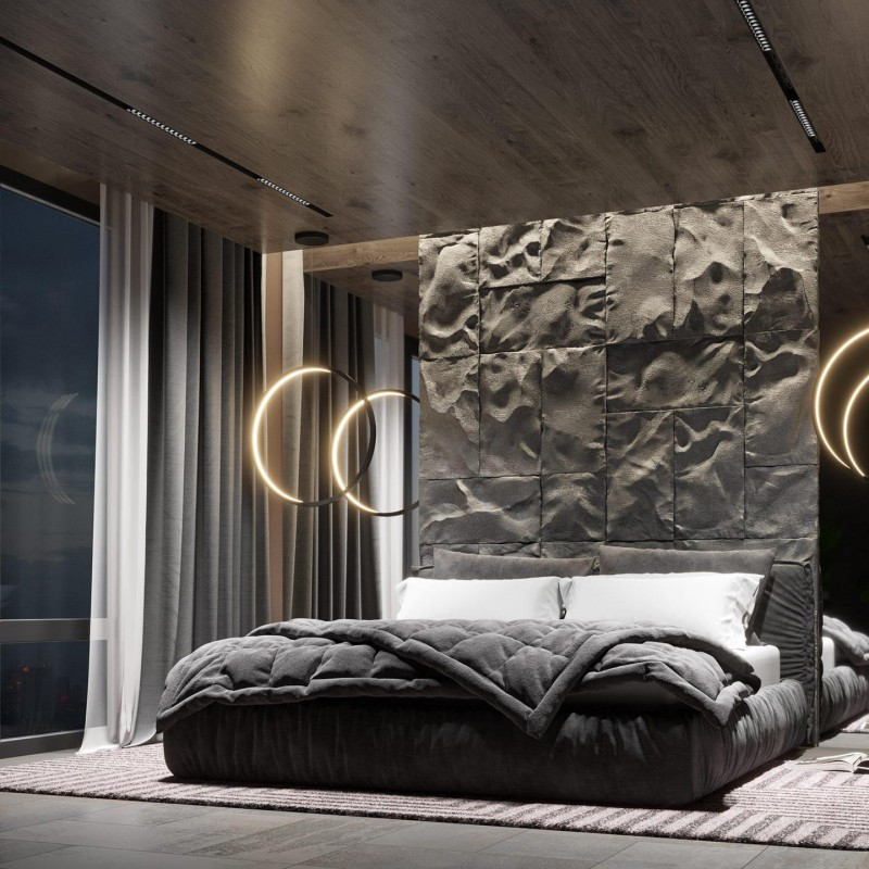 Обложка проекта: Спальня в ЖК OKLA