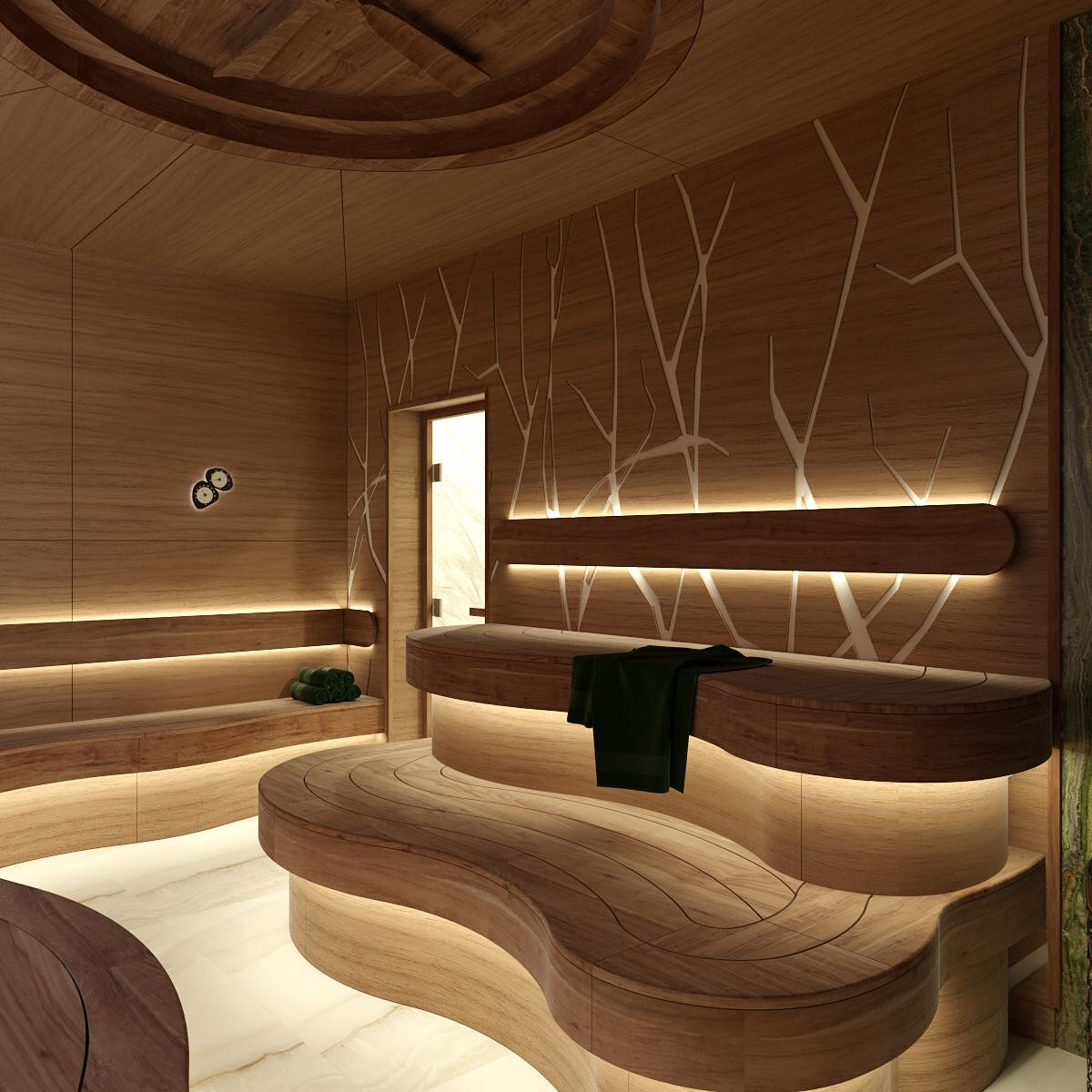 Дизайн-проект сауны "Сказочный лес"