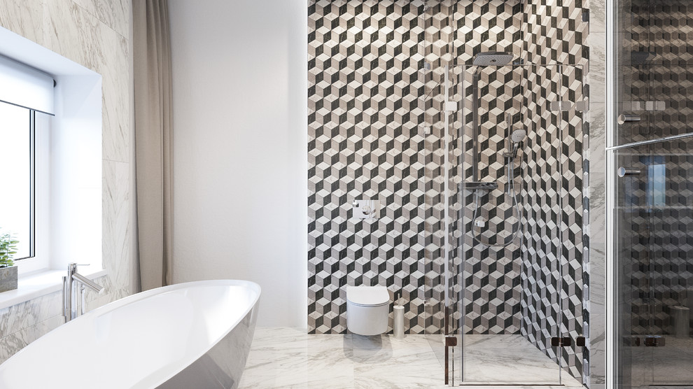 Геометрия пространства в современном доме 437 кв.м