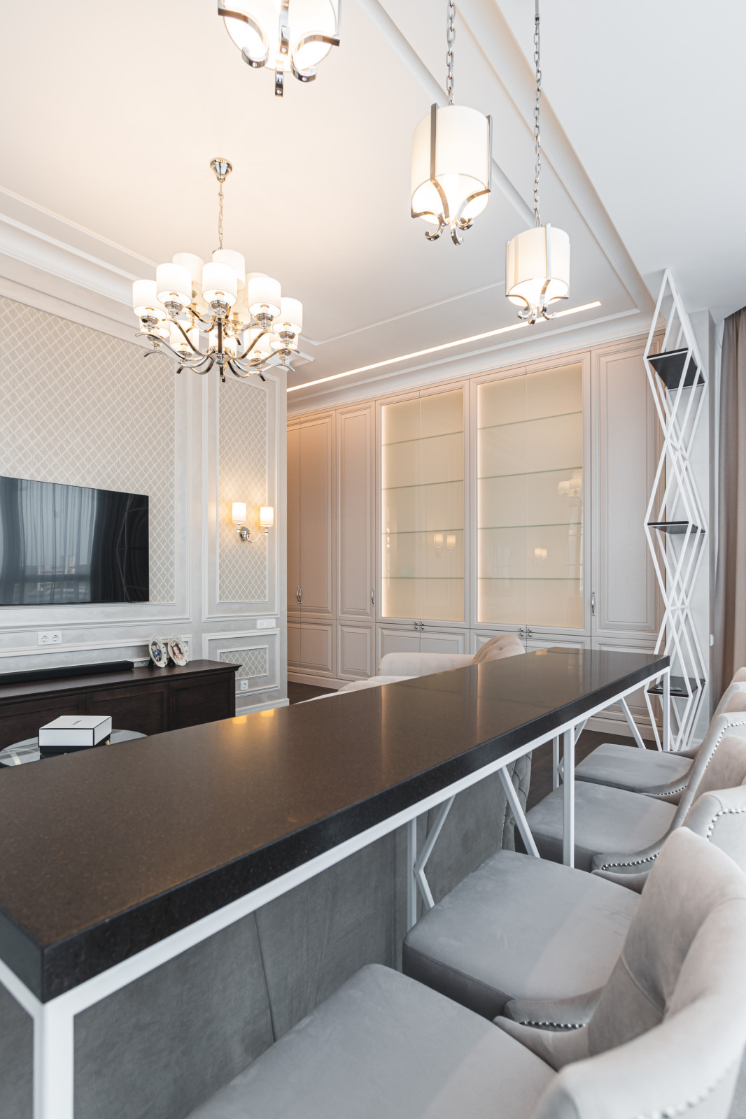 Реализованный интерьер 4-х комнатной квартиры