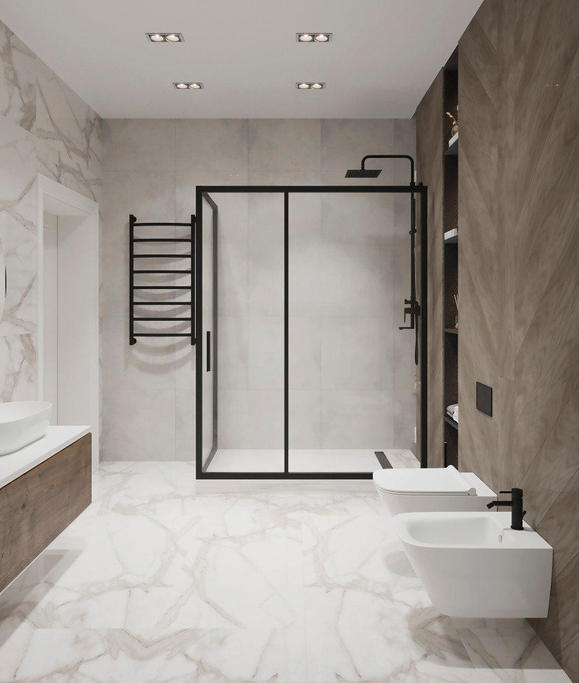 Санузел с зоной хранения