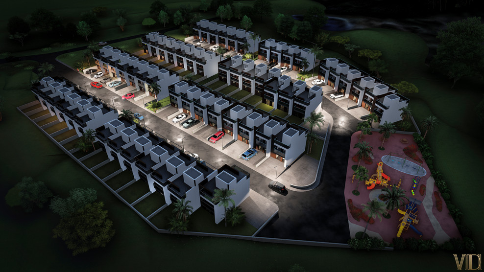 Визуализация Посёлка в г.Сочи