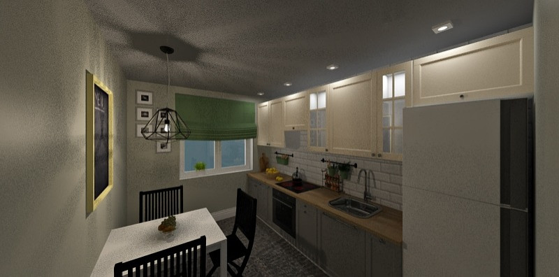 "Всё в одном" -  проект однокомнатной квартиры