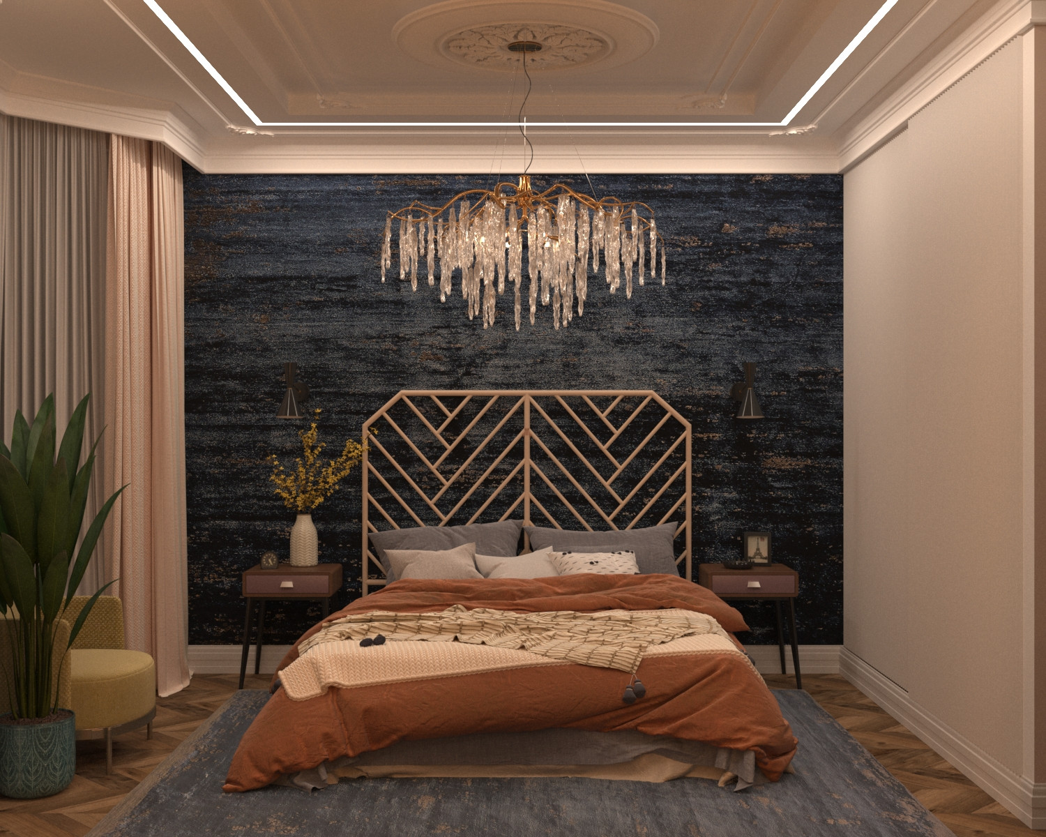 Спальня ЖК Суббота "Пальмовая ветвь"