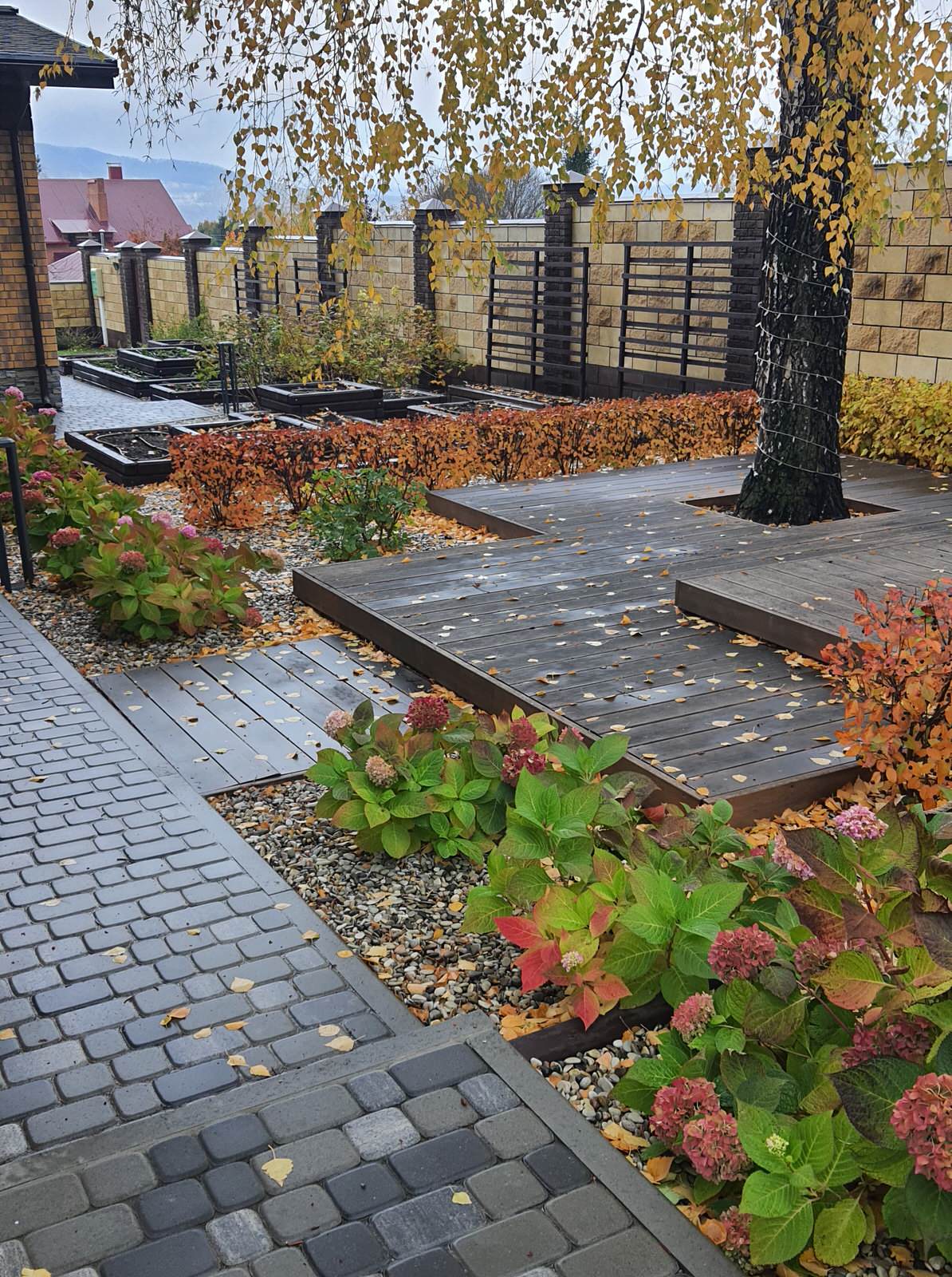 Сад с розами