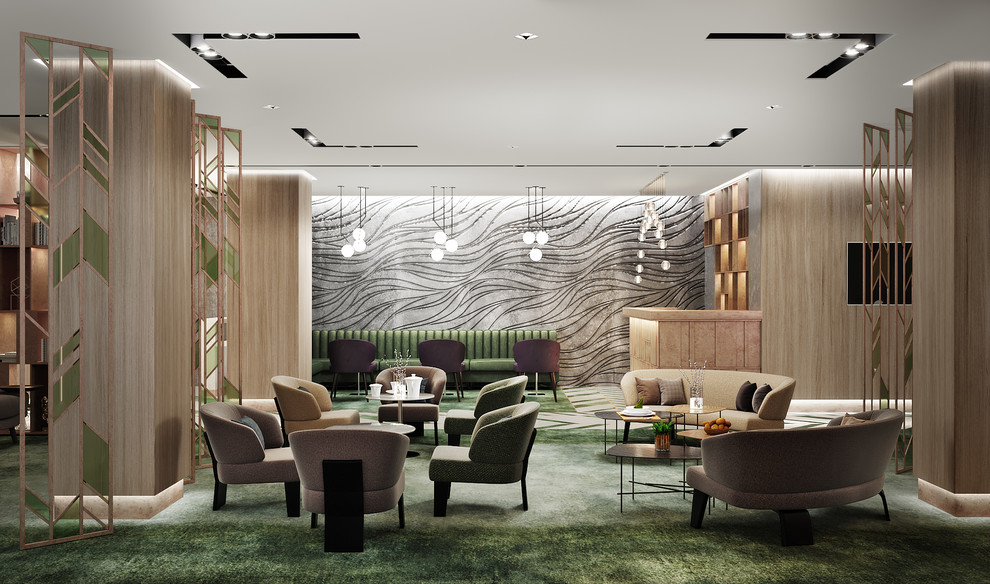 Бизнес-зал для S7 Airlines в Новосибирске