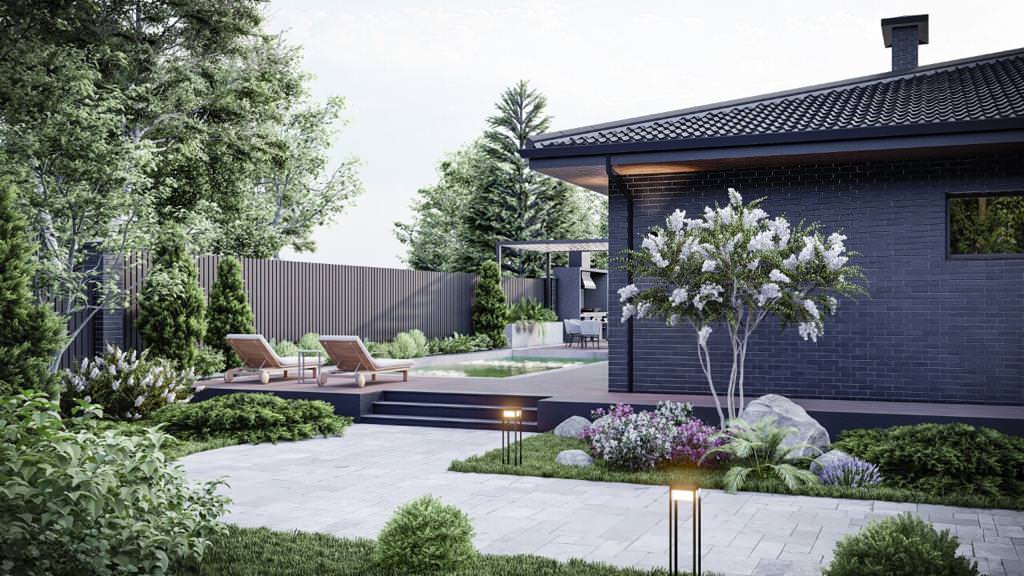 1-этажный дом большой площади