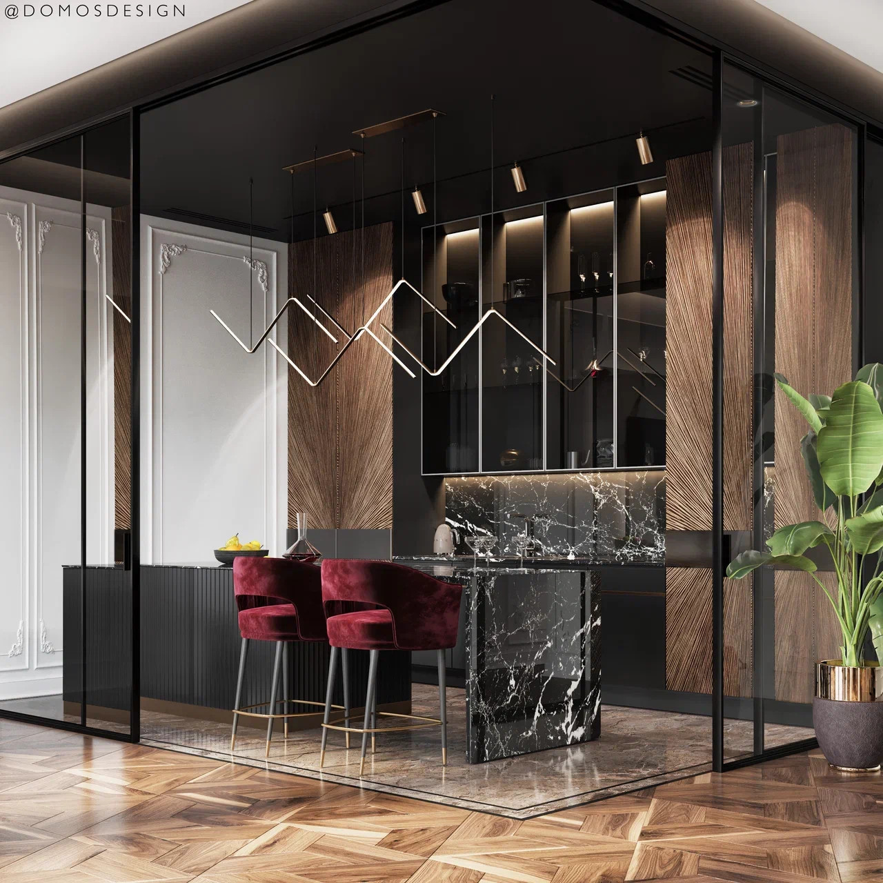 Проект квартиры в ЖК "Небо" 220 кв.м