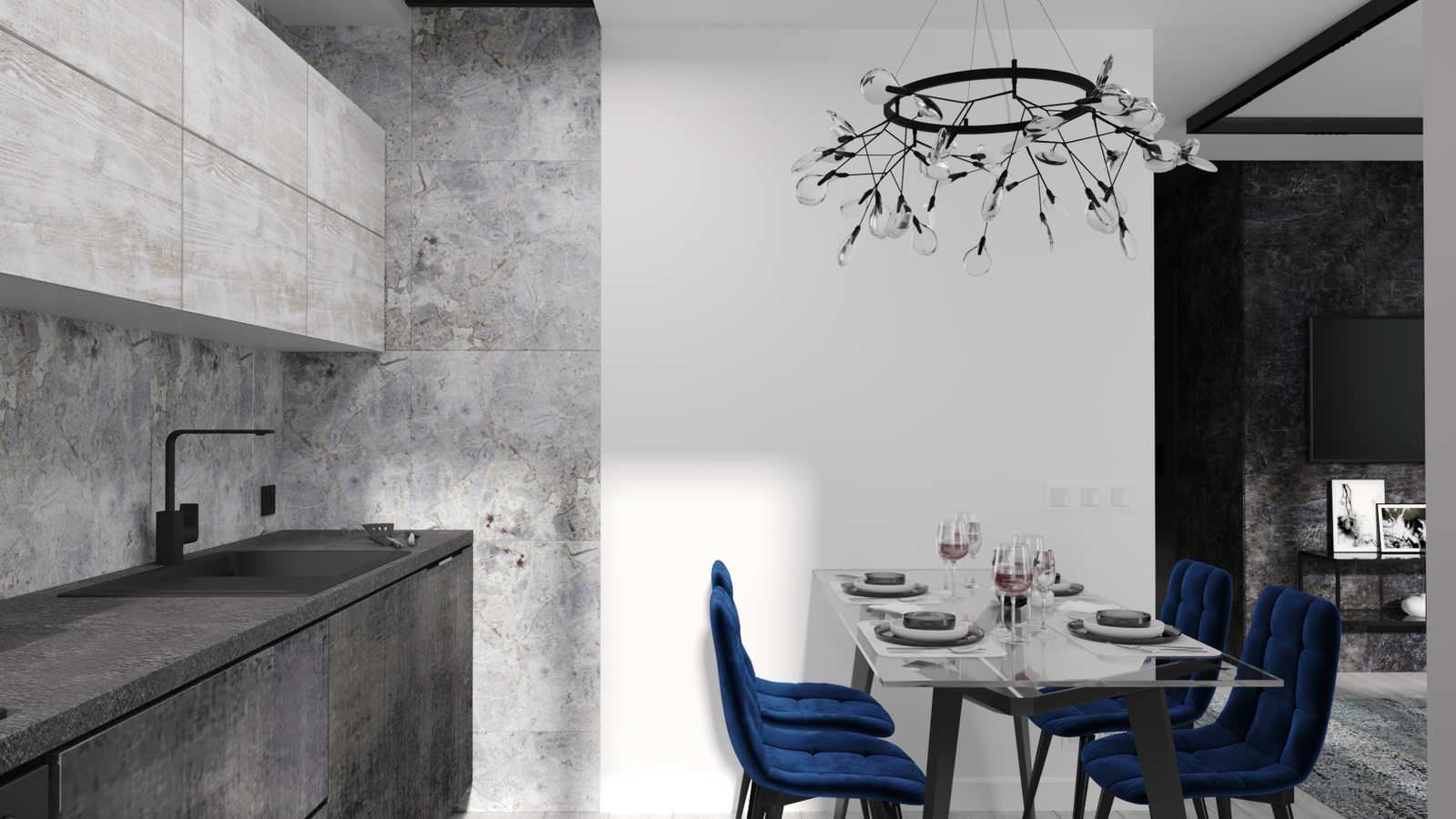 Аскетичный и женственный, лаконичный и смелый интерьер квартиры в трех уровнях