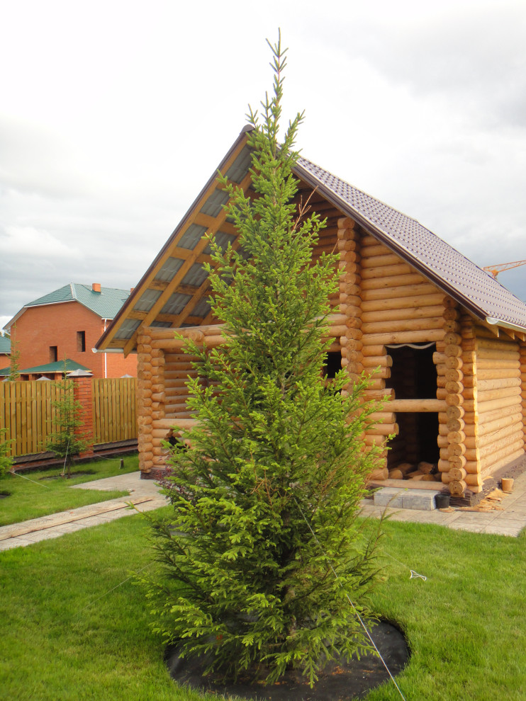 Обложка проекта: Ландшафтные работы и озеленение участка в Юрге