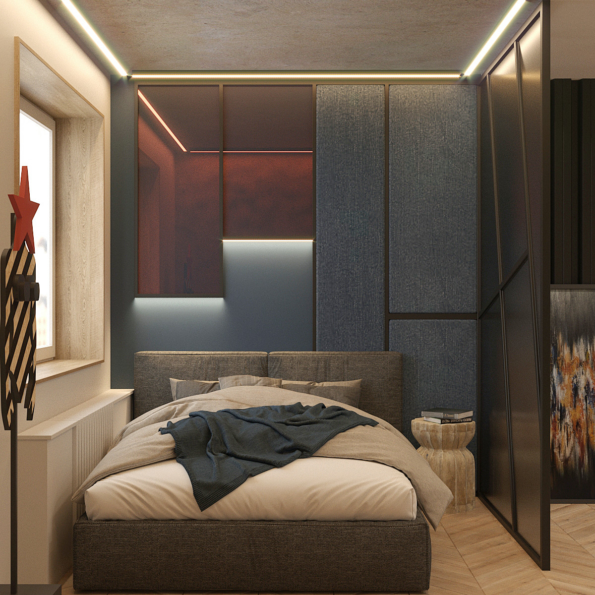 Современная квартира холостяка