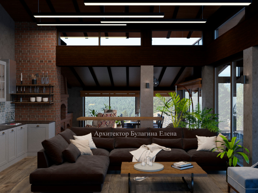 Интерьер загородного дома со спа зоной