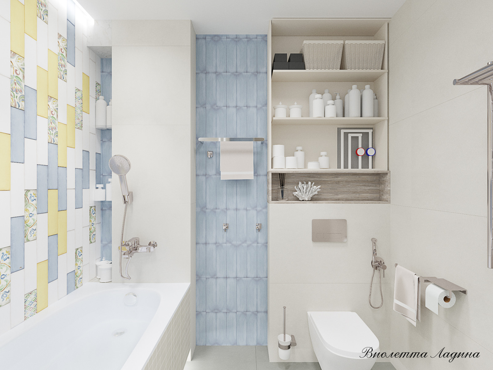 Большая квартира с воспоминаниями о путешествиях.