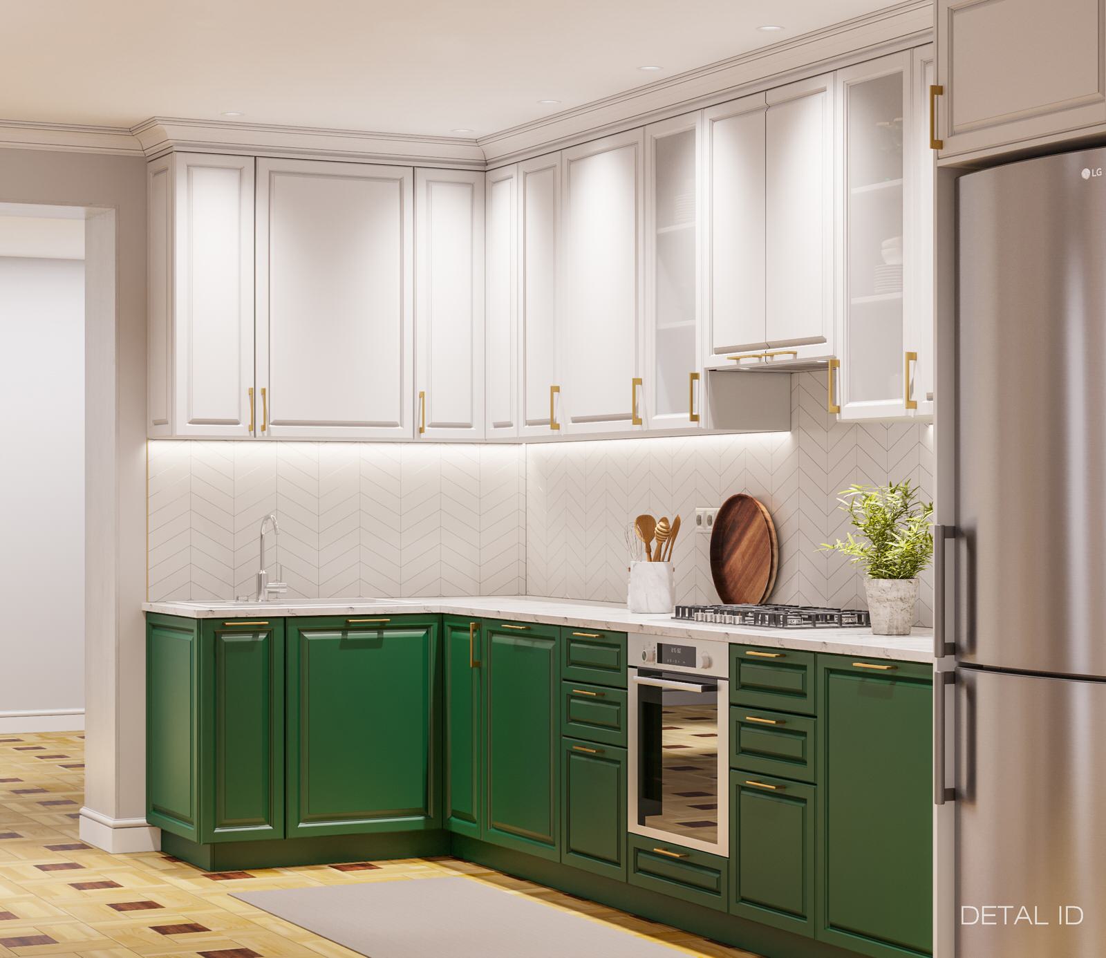 Кухня в частном доме, 24 кв.м.