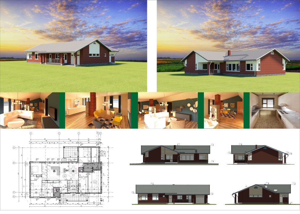 Проект  частного дома