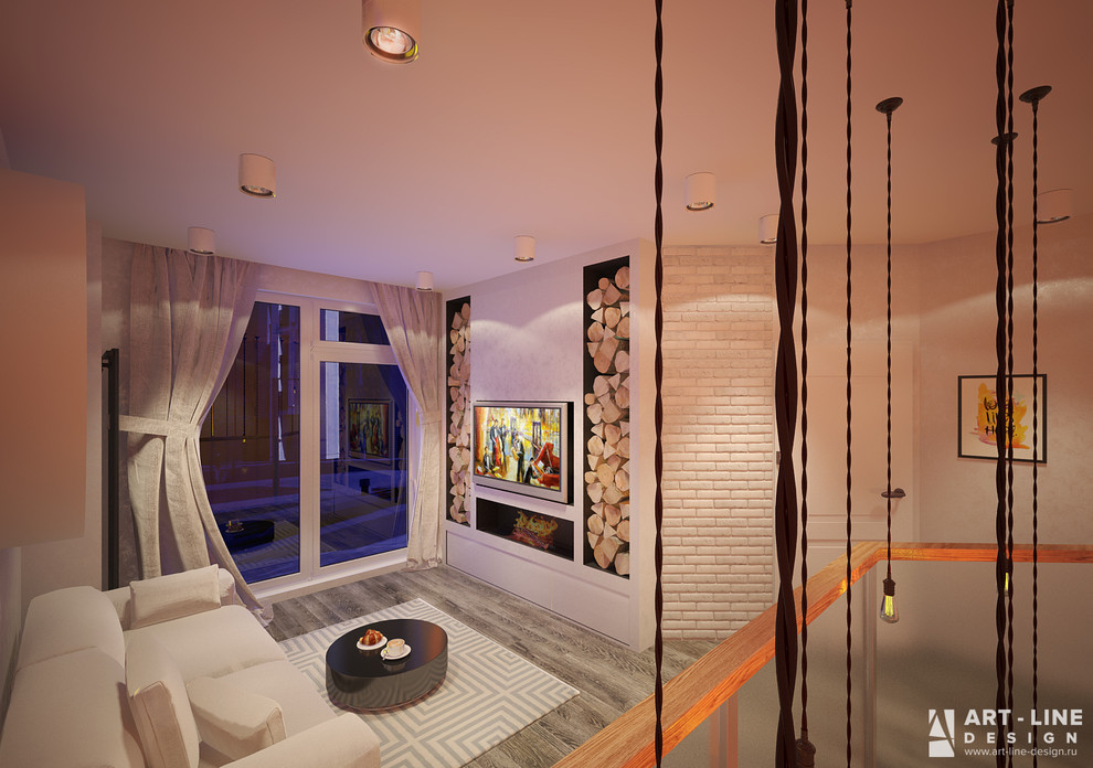 Двухуровневая квартира в современном стиле