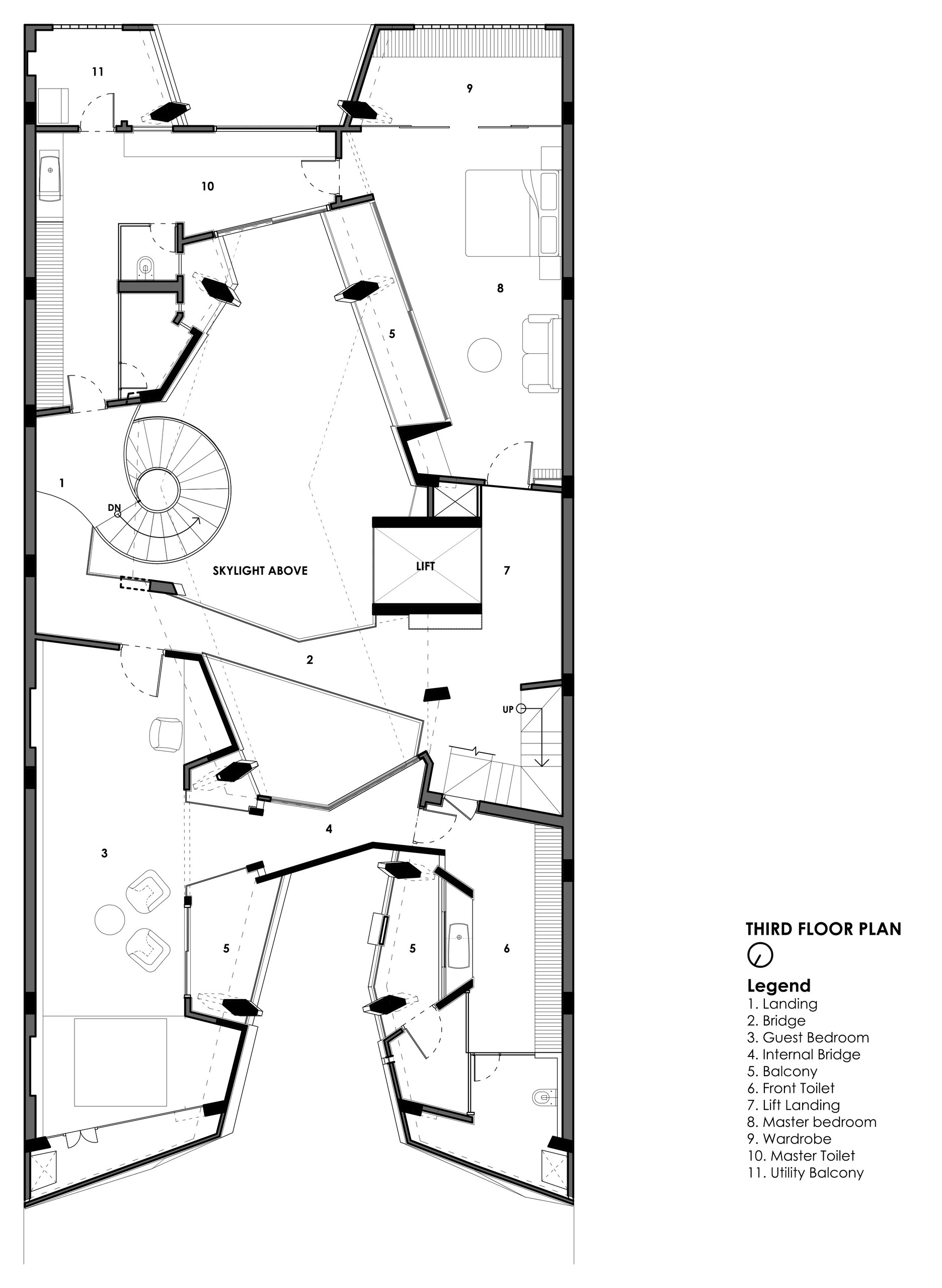 Houzz Индия: Дом, словно треснувший посередине