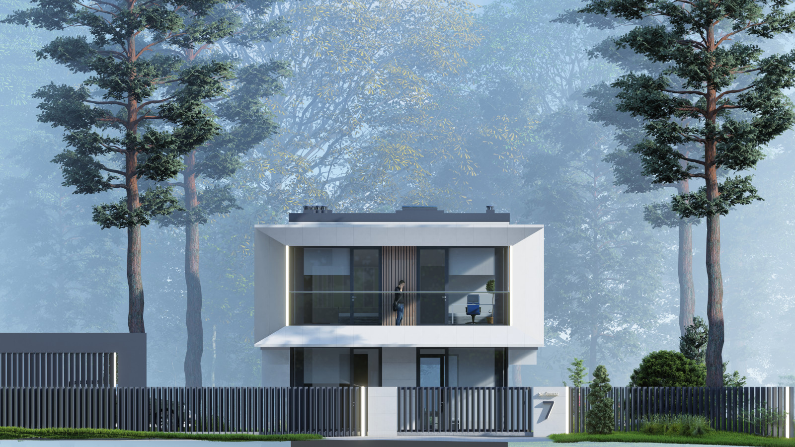 Hi-tech modern house 198+19+54