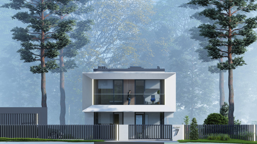 Hi-tech modern house 198+19+54