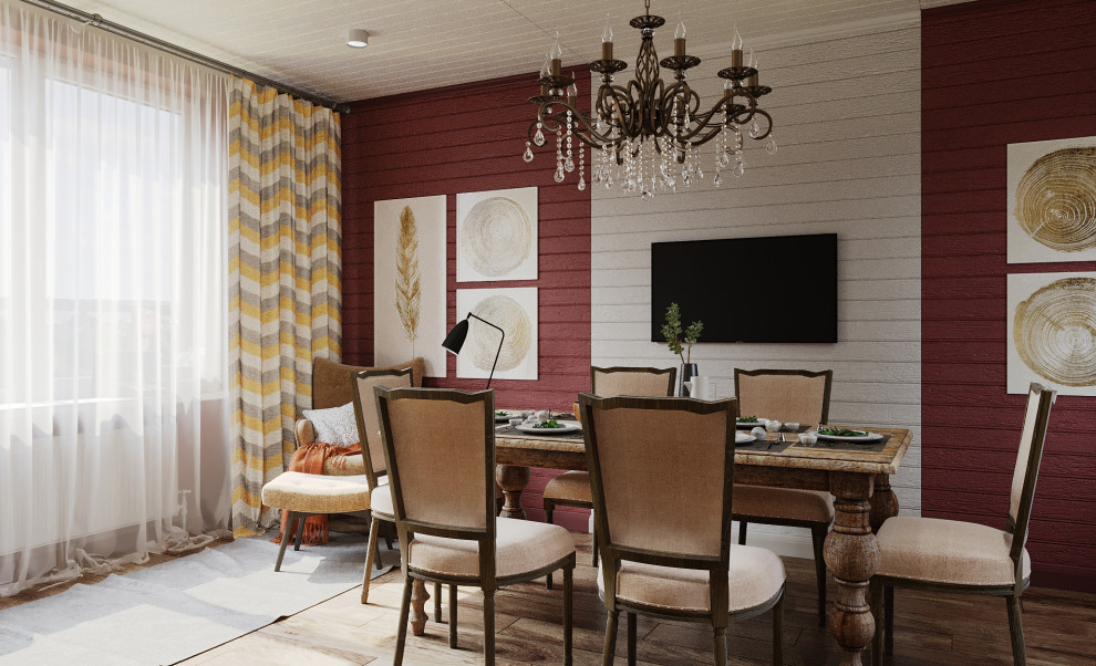 Обложка проекта: Дом, отделанный вагонкой, 55м2