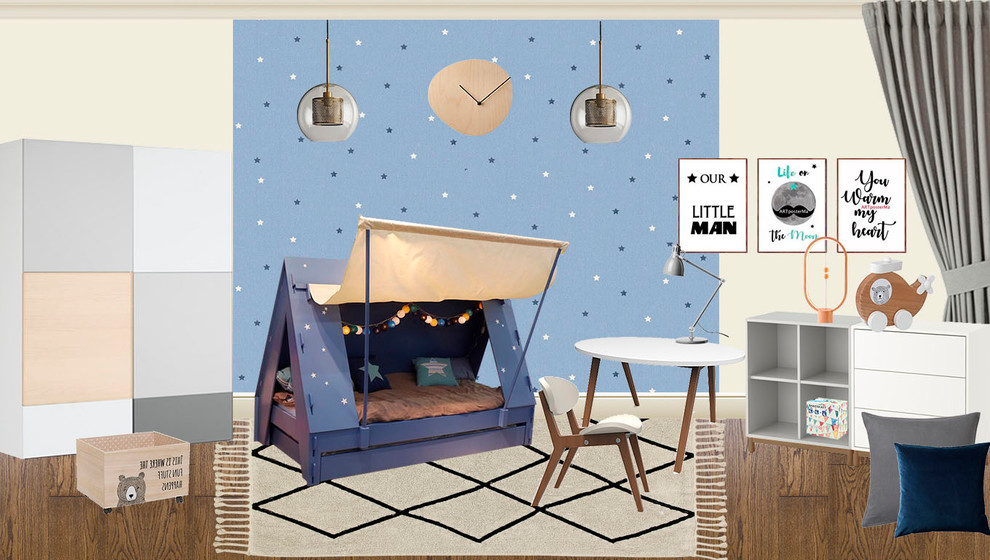 Коллажи детский комнат для мальчиков