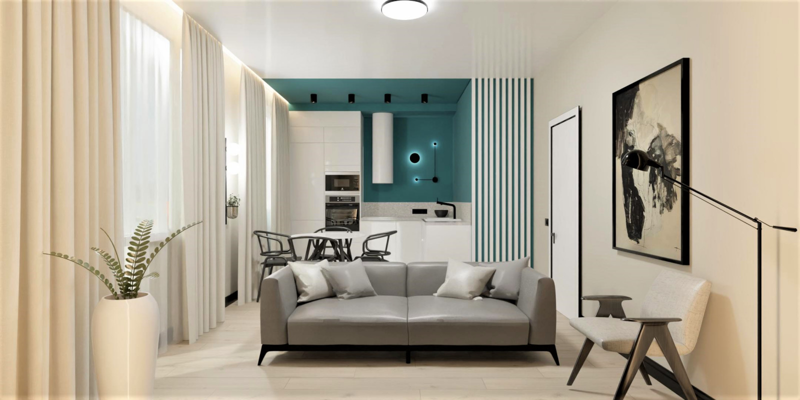 Color-blocking в интерьере