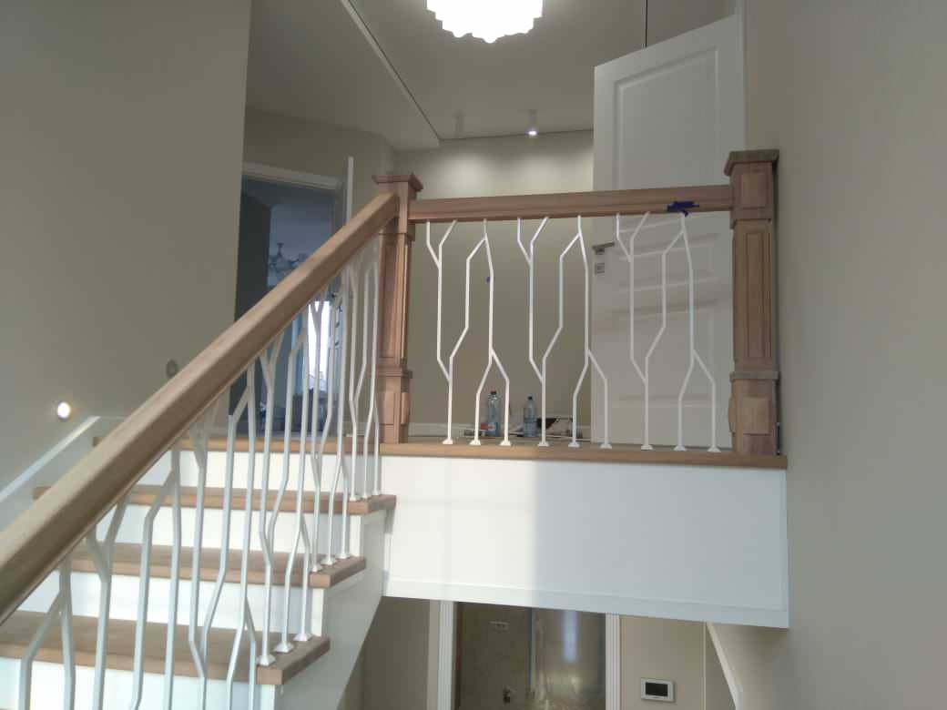 Отделка бетонной лестницы