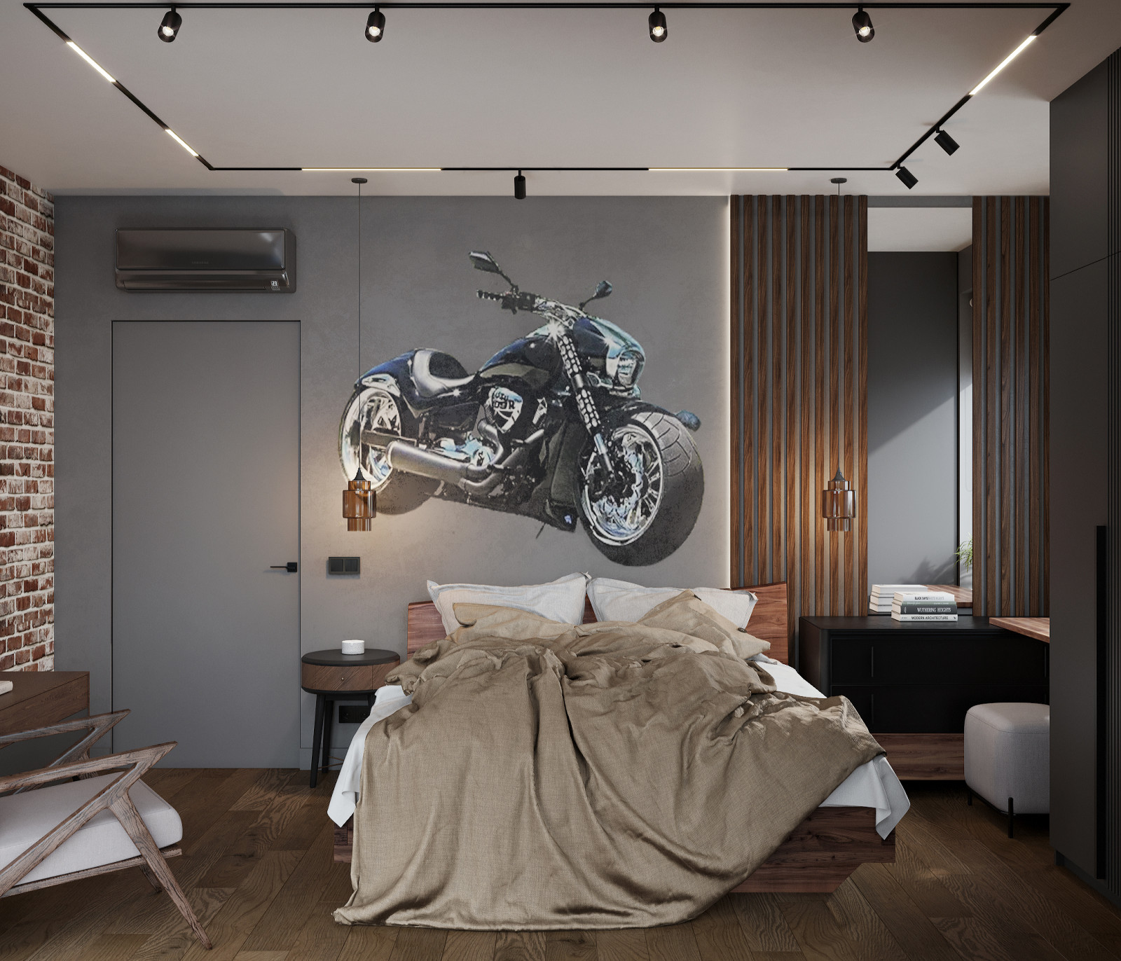 Двушка с элементами лофт 48 м2