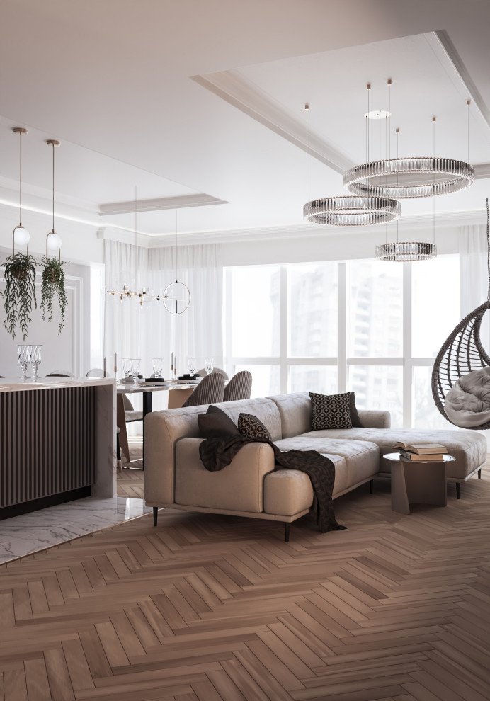 Обложка проекта: Проект кухни-гостиной г.Иркутск