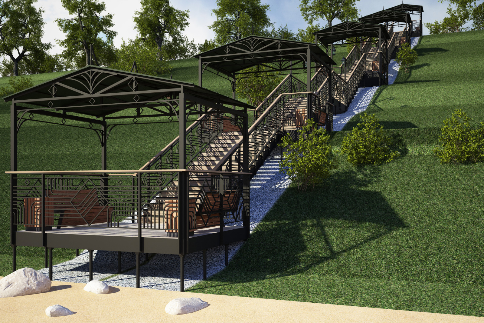 Обложка проекта: Проект лестницы в исторической части г. Тутаева