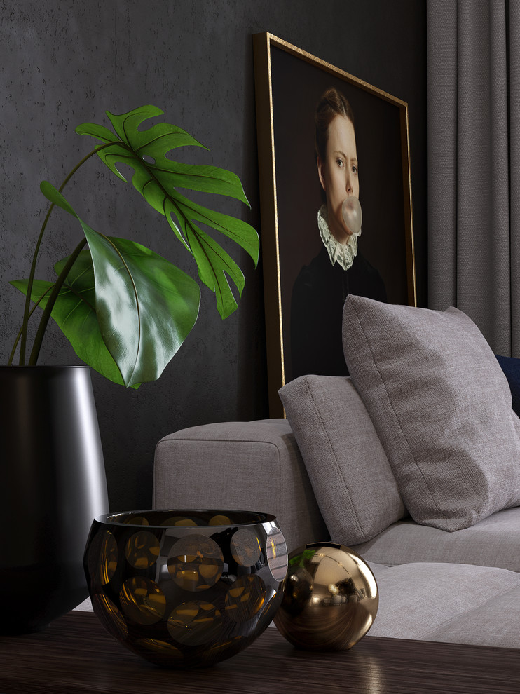 Темная квартира для светлой пары