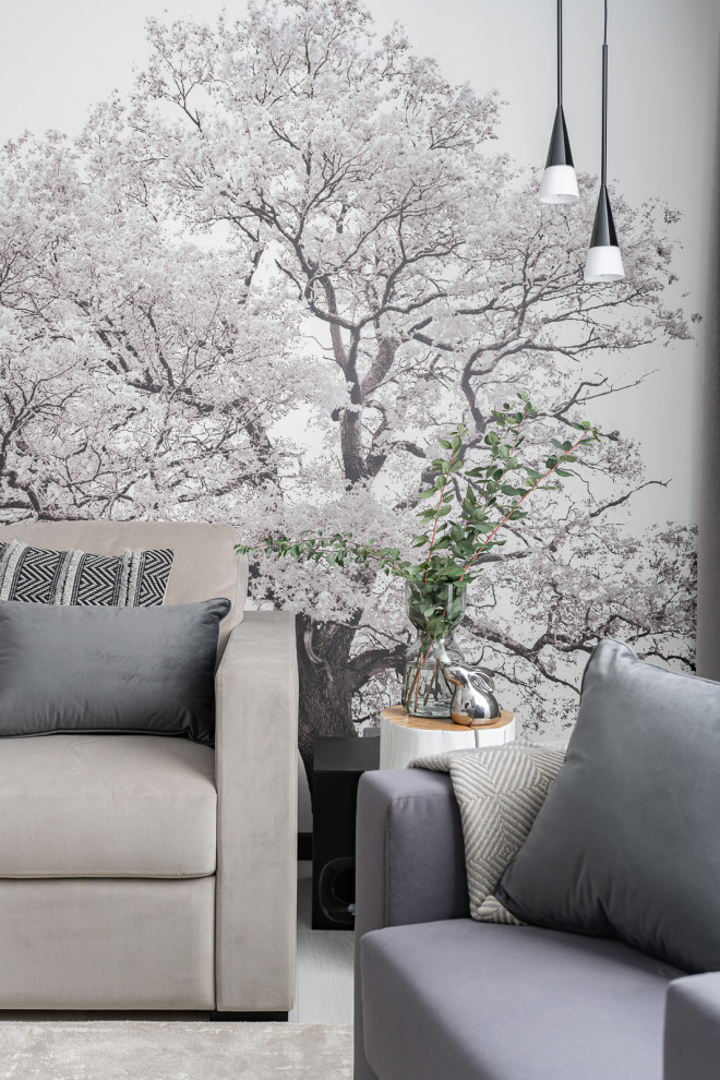 Уютная графичность. Квартира - отдых для семьи врачей