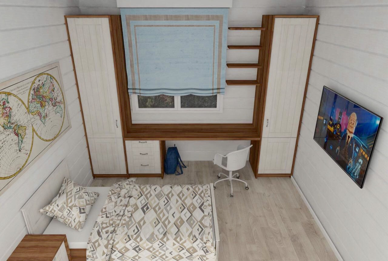 Обложка проекта: Дизайн Мебели в Детскую, для Мальчика