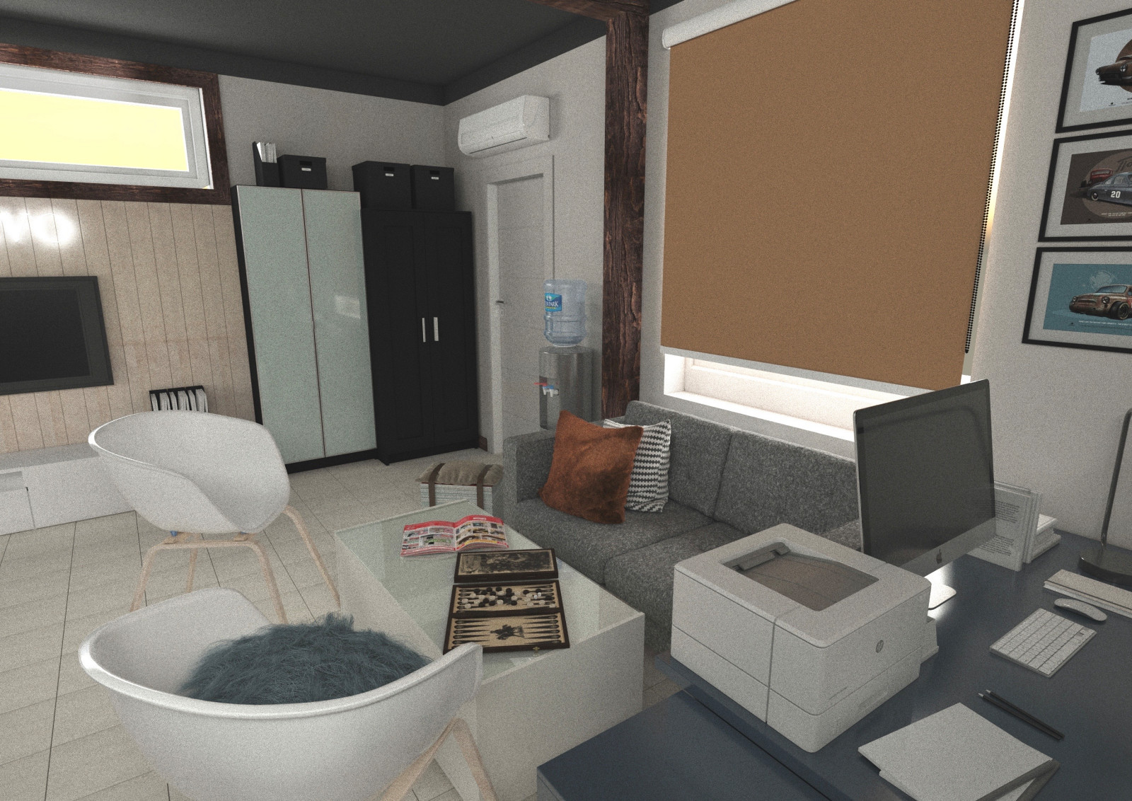 Зона ожидания автосервиса Volvo