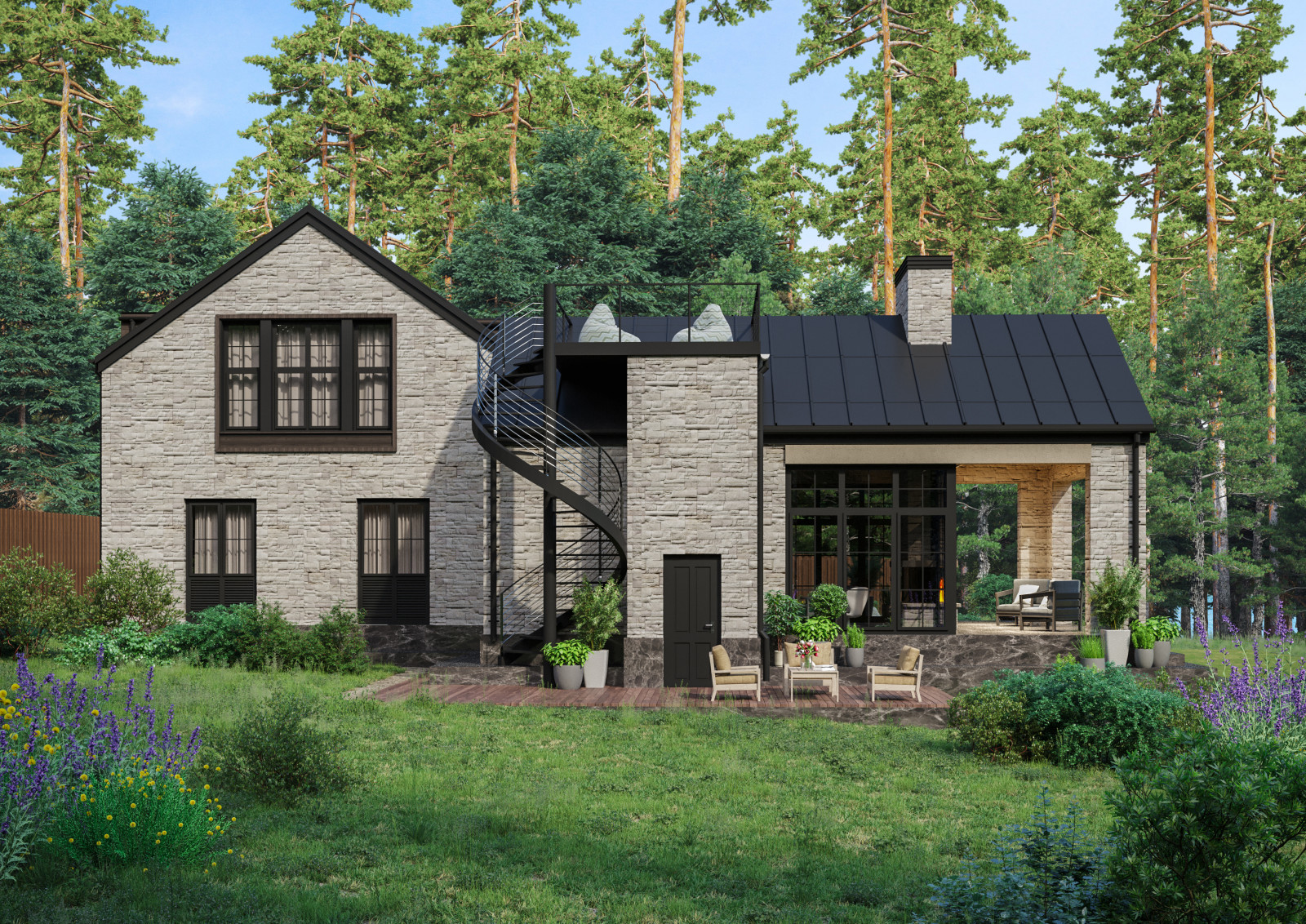 Дом на берегу реки Юхоть