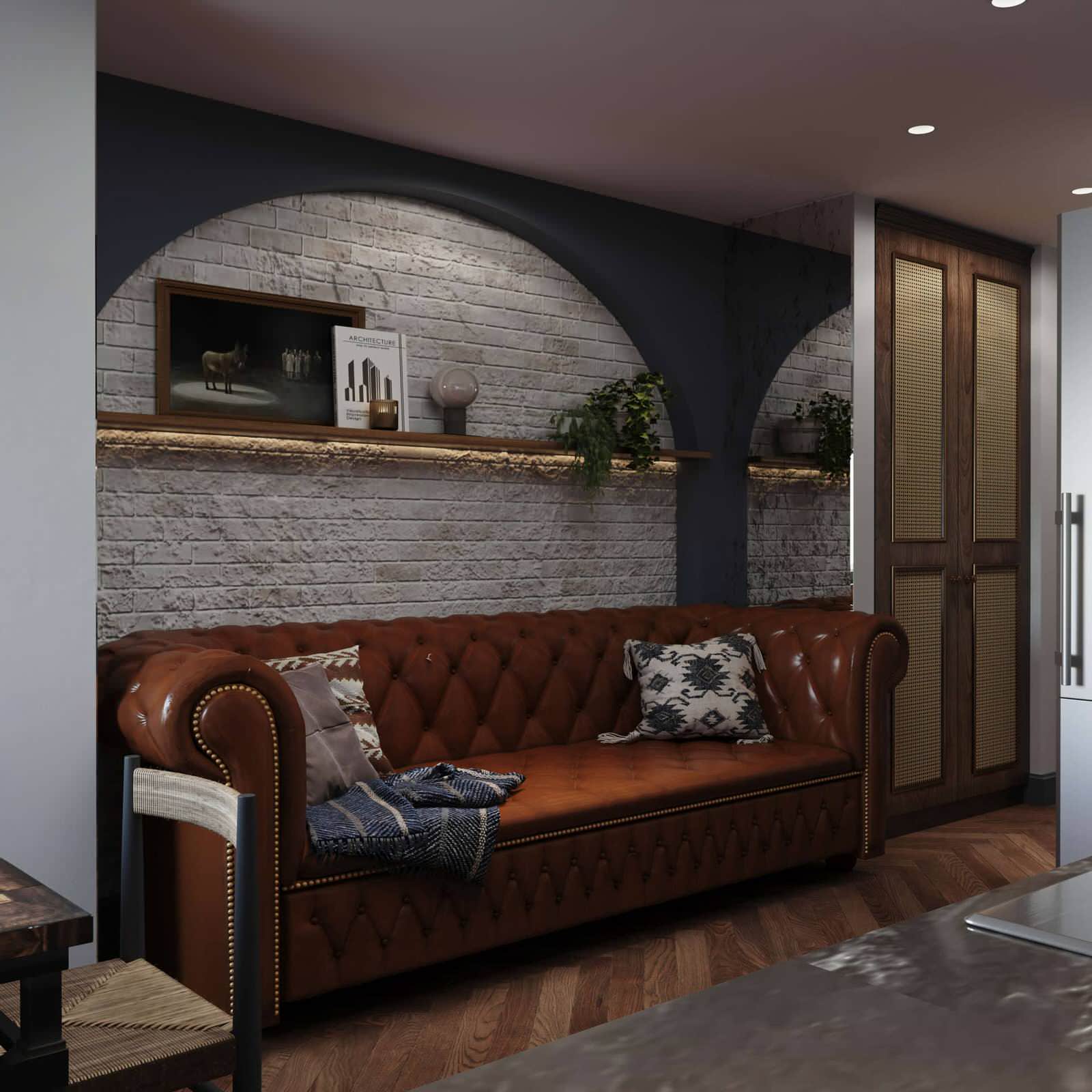 Дизайн и ремонт квартиры в КП «Новогорск» — Единство противоположностей