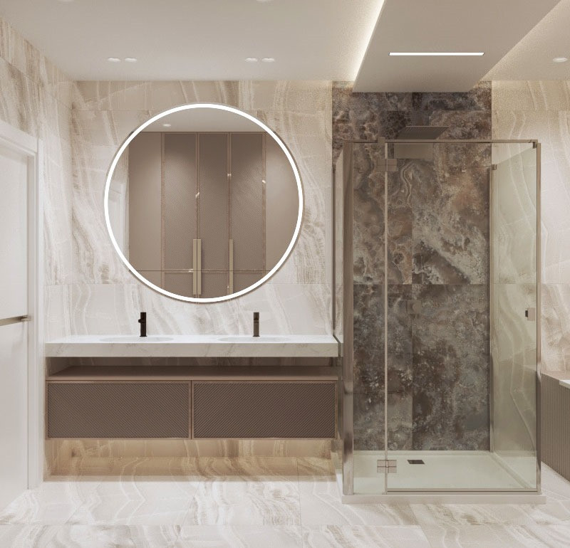 Современная квартира в 2 уровня