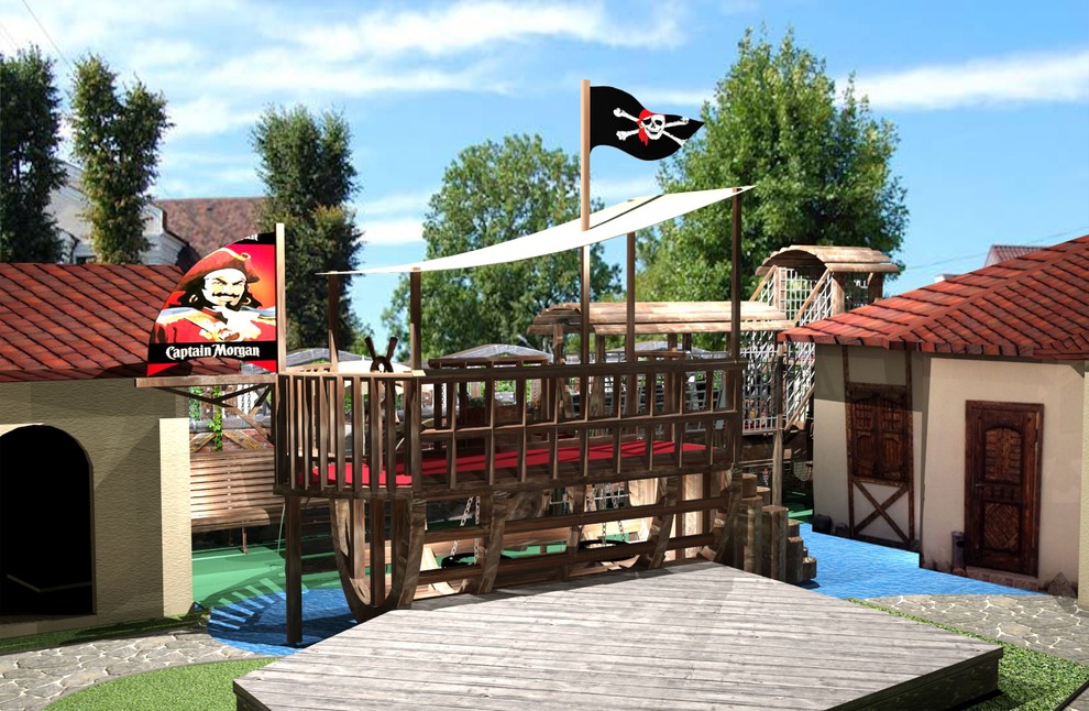 Проект реконструкции кафе "Капитан Флинт". Зеленоградск