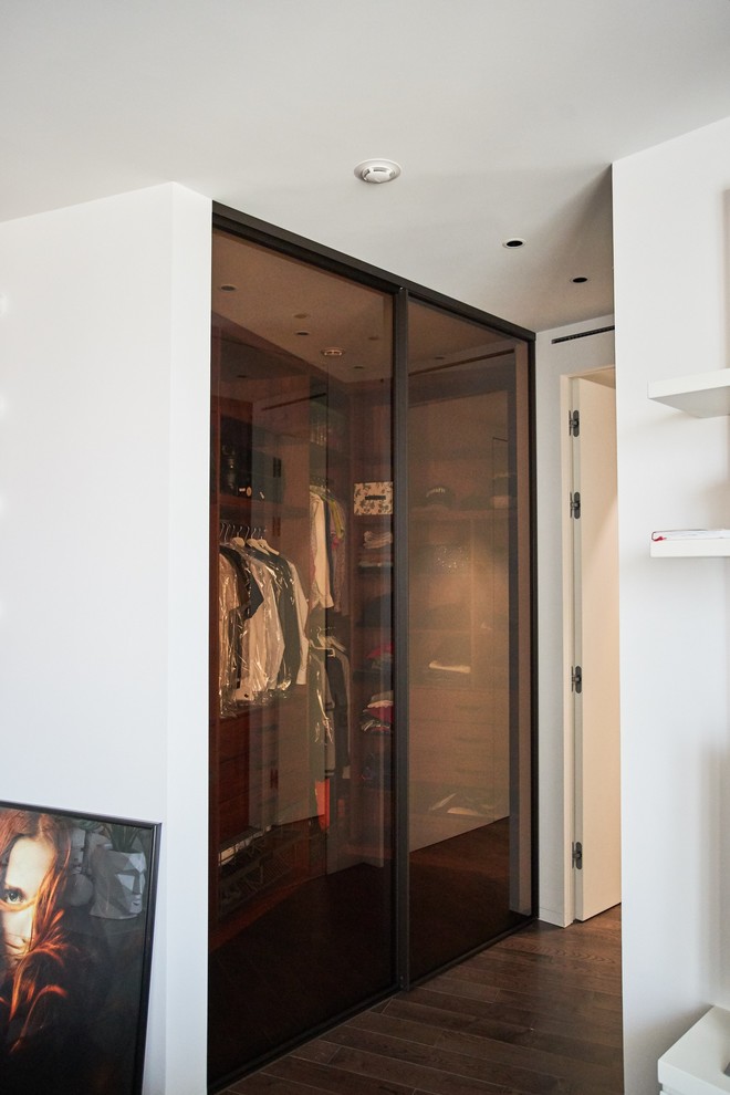 Раздвижные двери S1200 raumplus темная бронза для гардеробной