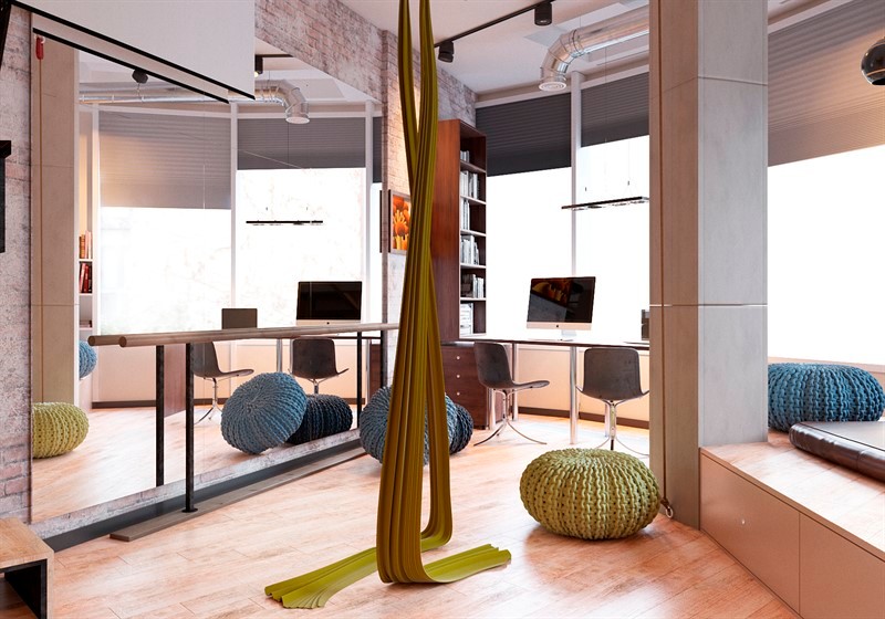 Необычный лофт для необычной семьи