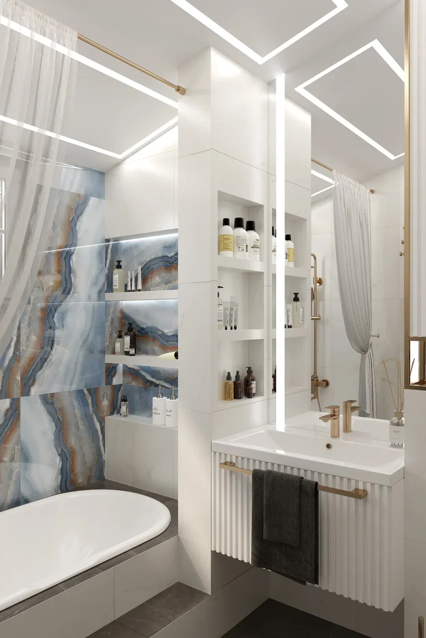 Частный дом, дизайн-проект неоклассика