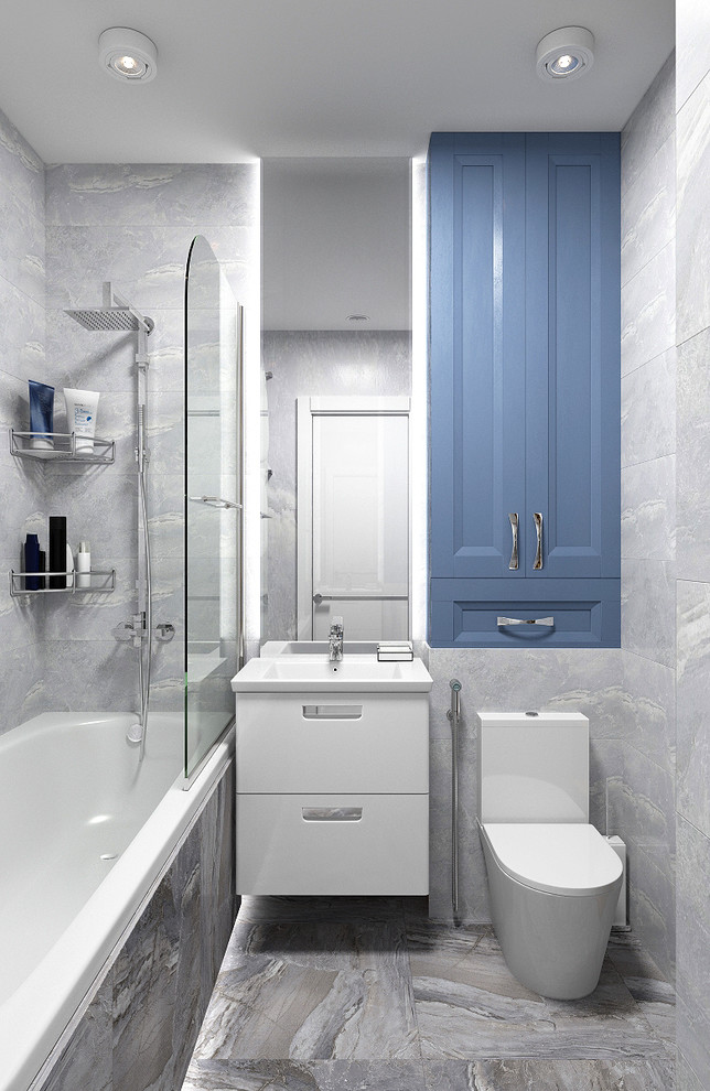 Обложка проекта: Санузел в современном стиле