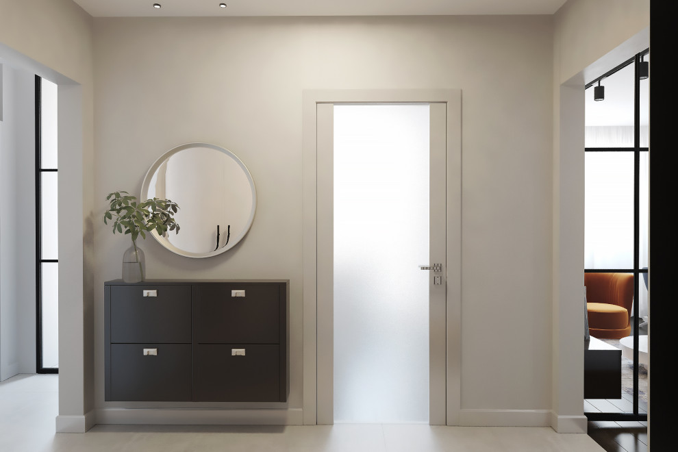 Обложка проекта: Квартира в нейтральных тонах с яркими акцентами